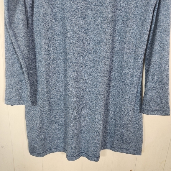 Athleta Uptempo Long Sleeve Athletic Dress Light Blue Size Medium - Picture 7 of 16